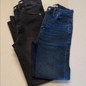 Lot of 2 Good American Skinny Jeans 25/0